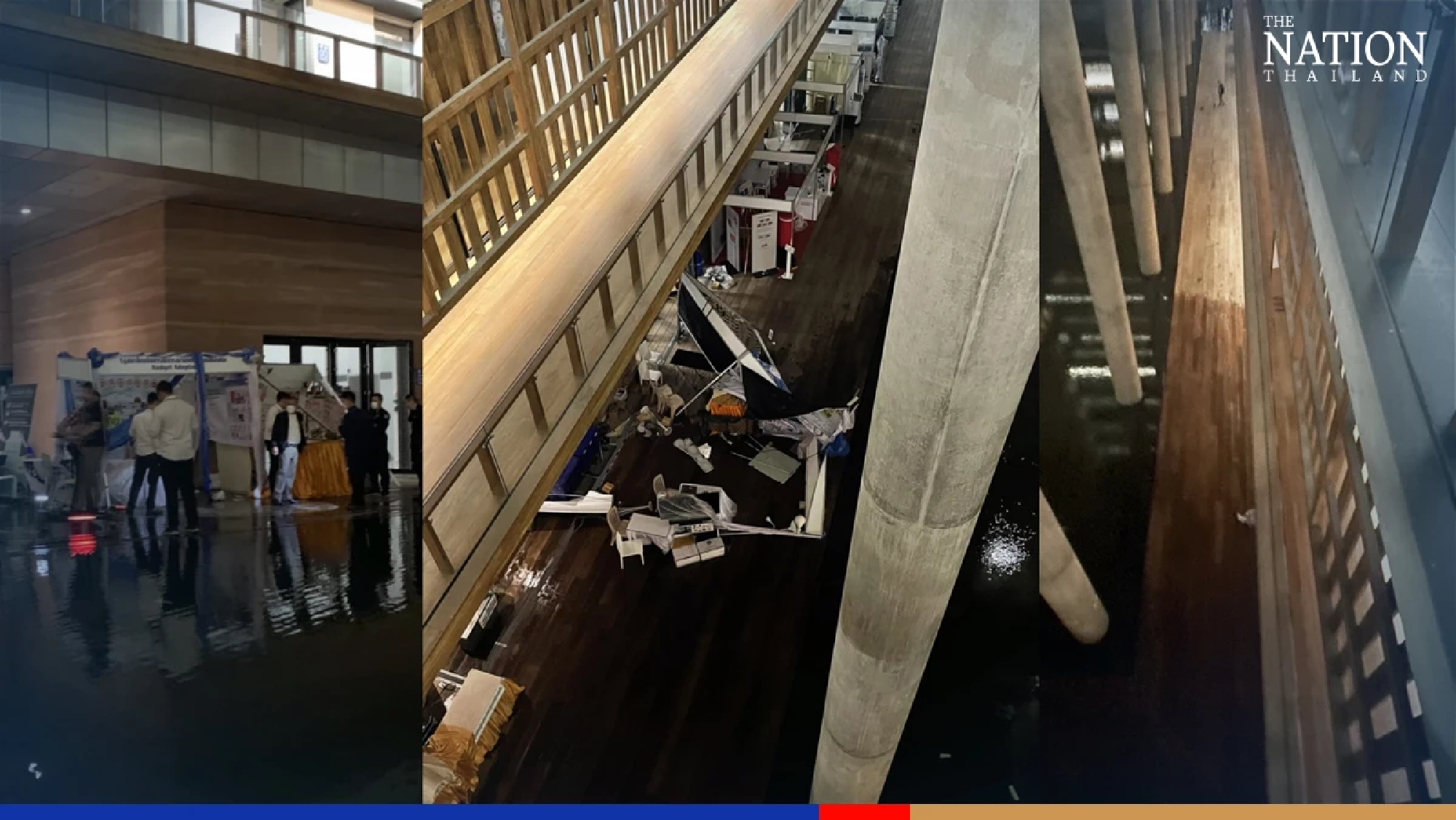 Politician reports another embarrassing water leak at new Parliament