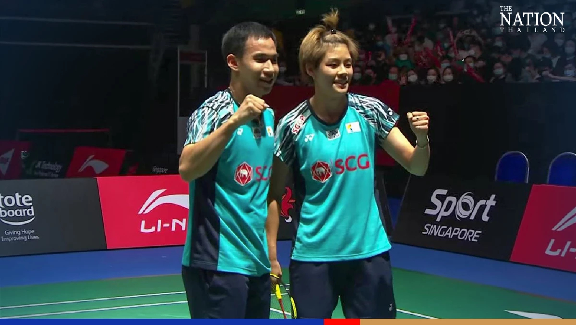 Thai pair Dechapol-Sapsiree extend reign in Singapore Open