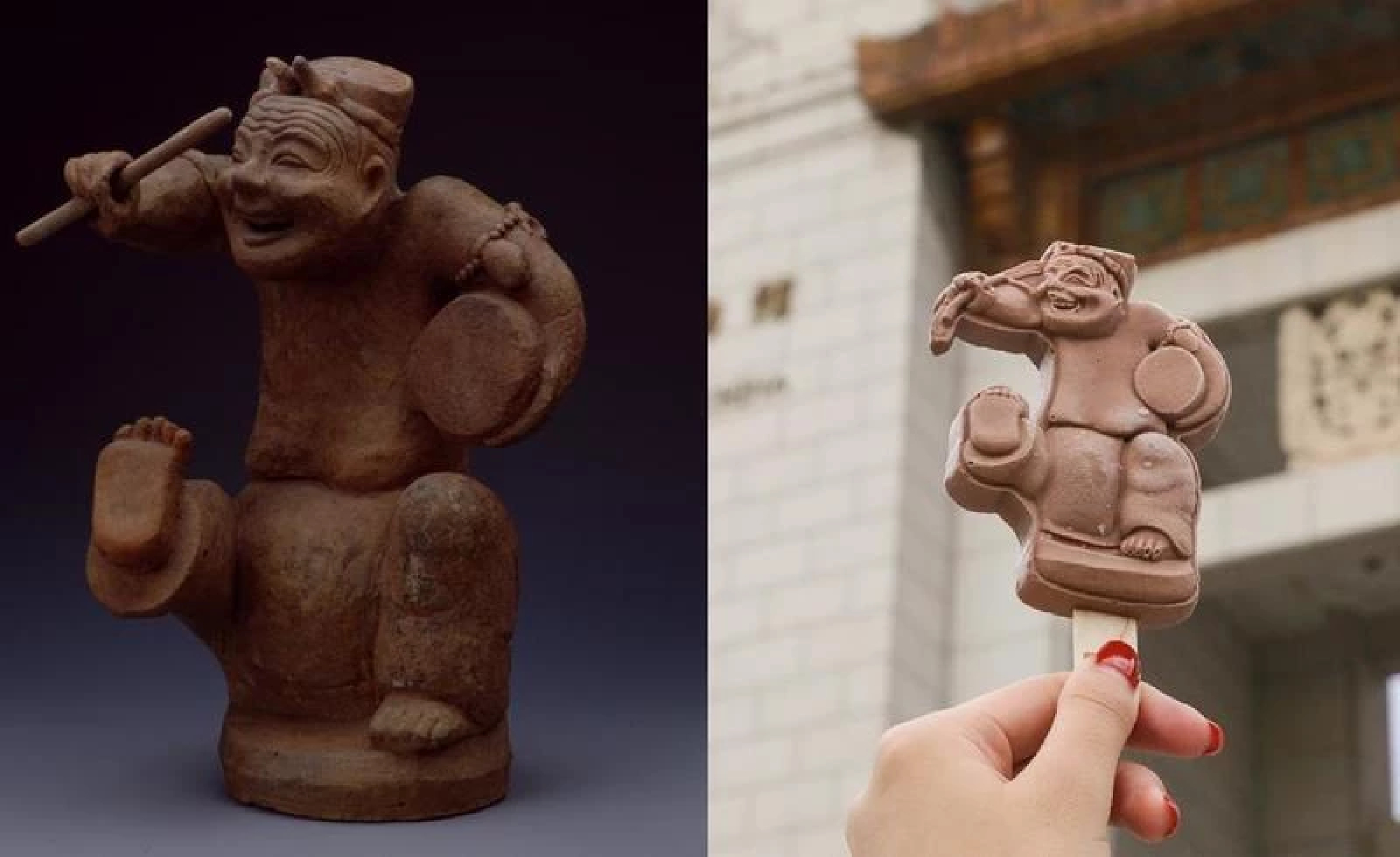 Taste the ice creams in shapes of China's cultural relics