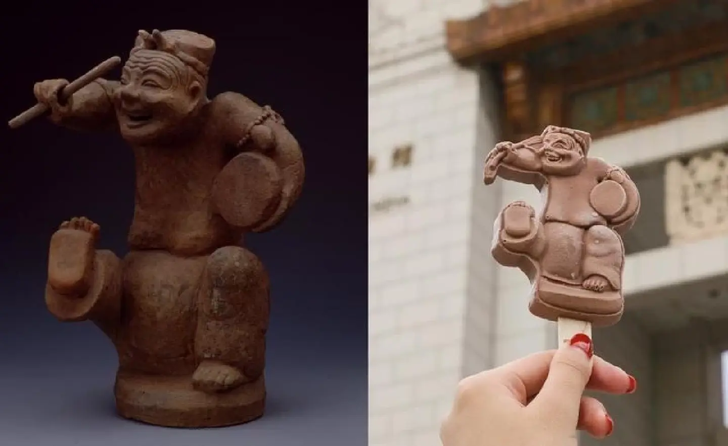 Taste the ice creams in shapes of China's cultural relics Taste the ice creams in shapes of China's cultural relics