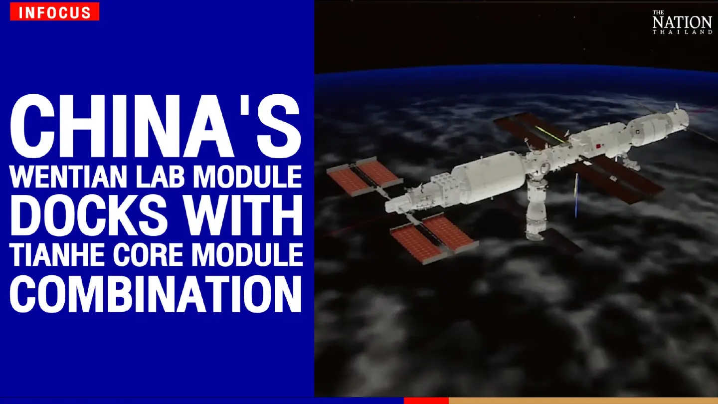 China's Wentian lab module docks with Tianhe core module combination | The Nation