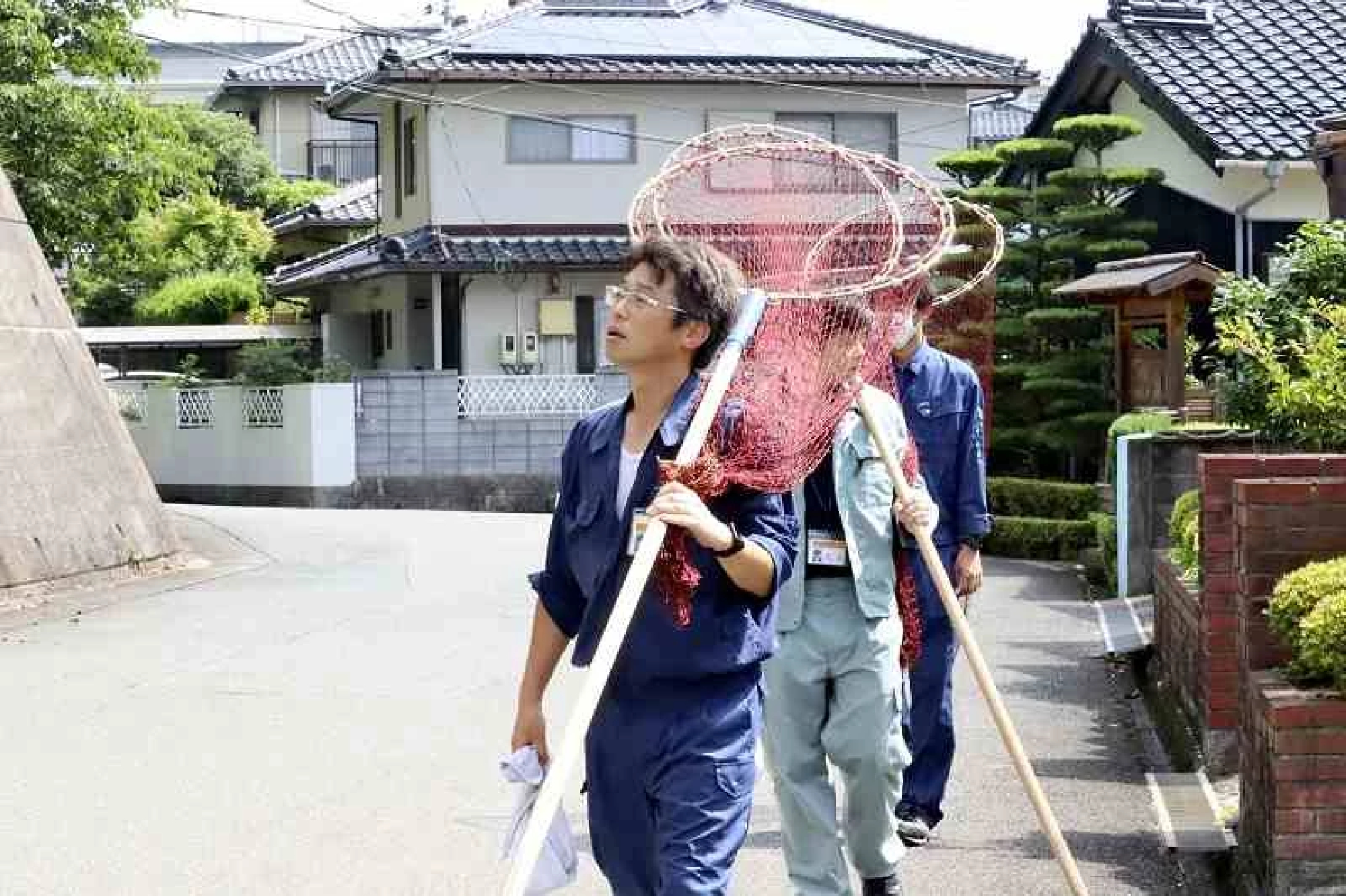 Macaque wreaks havoc in residential area of Japanese city