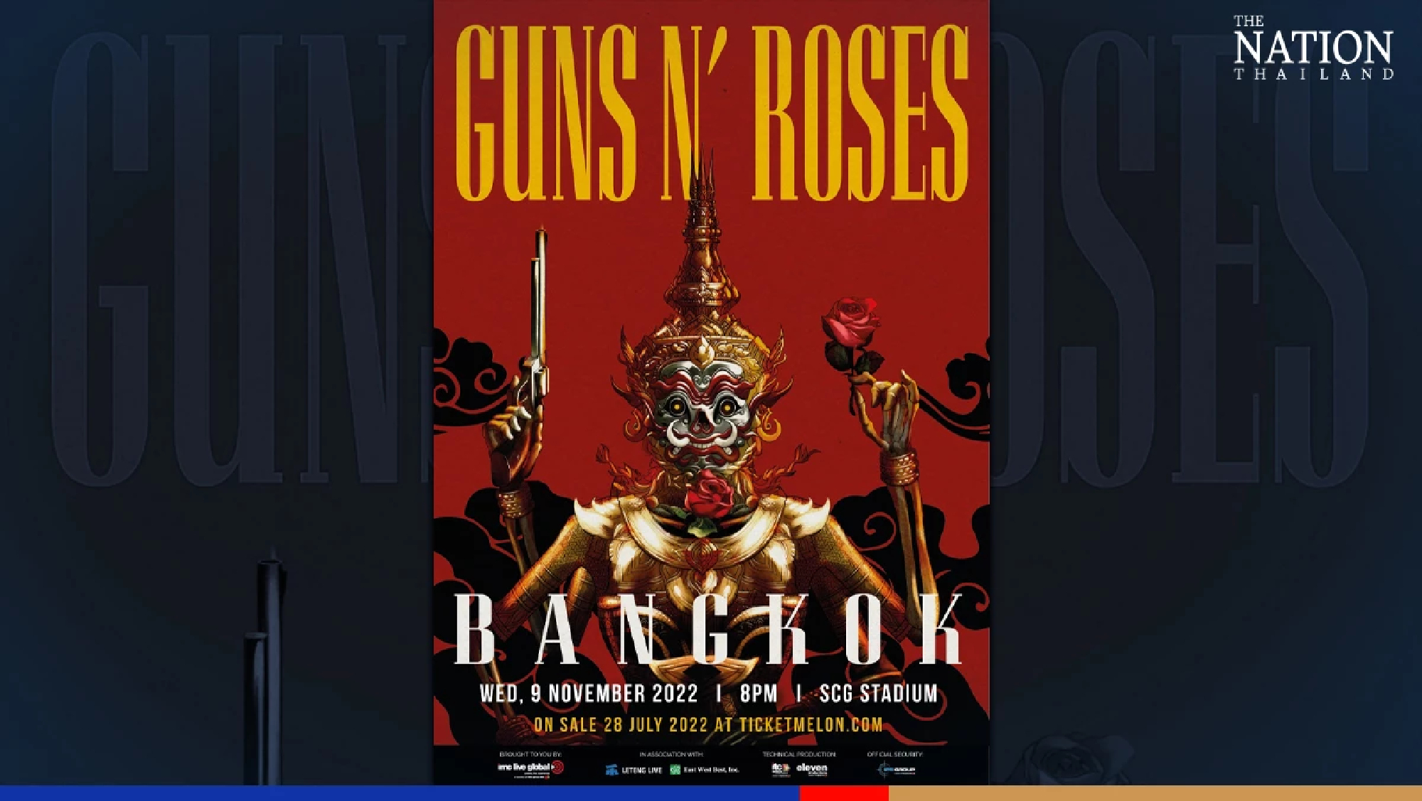 Guns N’ Roses are back in Bangkok on Nov 9