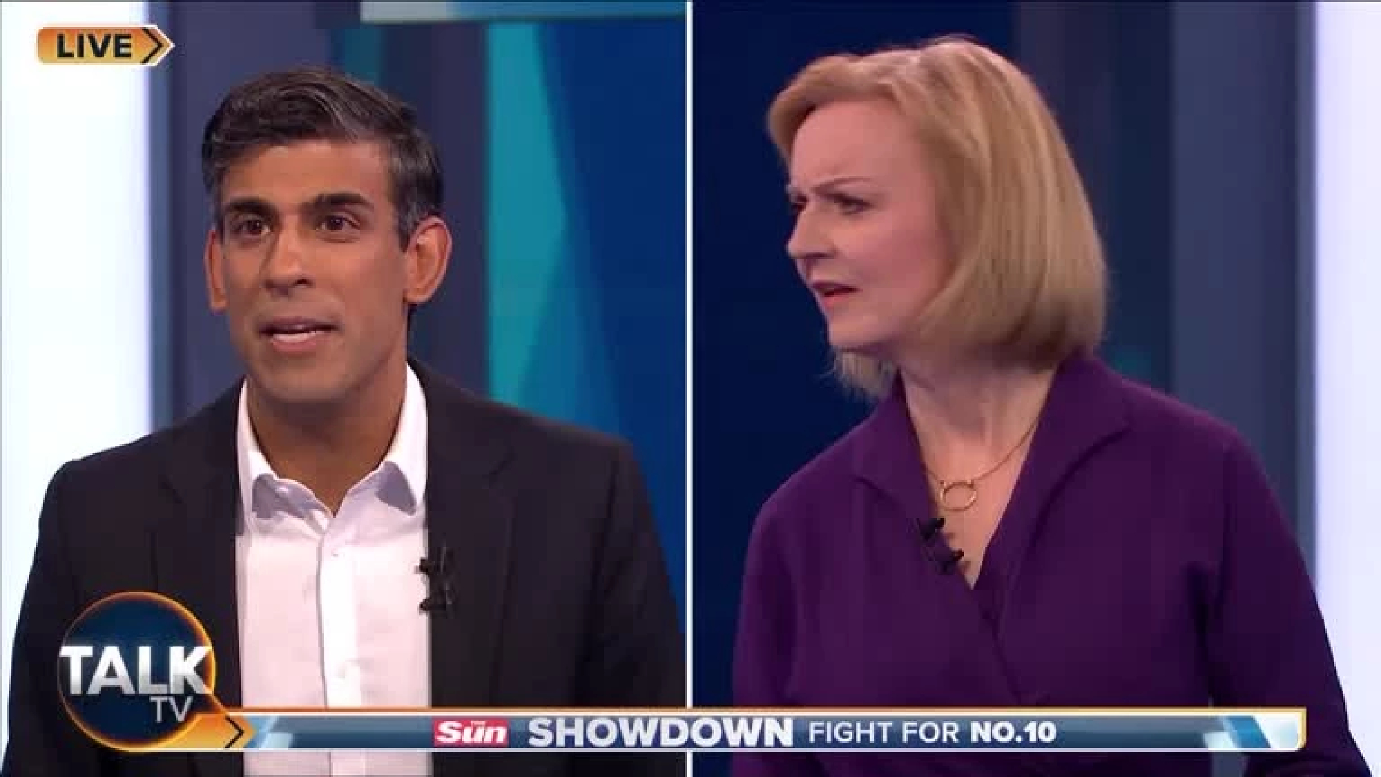 Birthday wishes, accusations and a dramatic ending in UK leadership debate