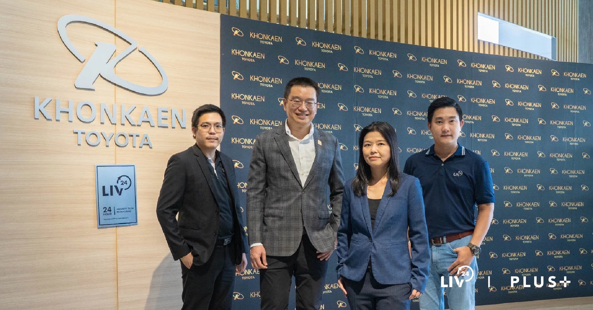 LIV-24 and Toyota Khon Kaen together pilot smart security technology in 13 branches
