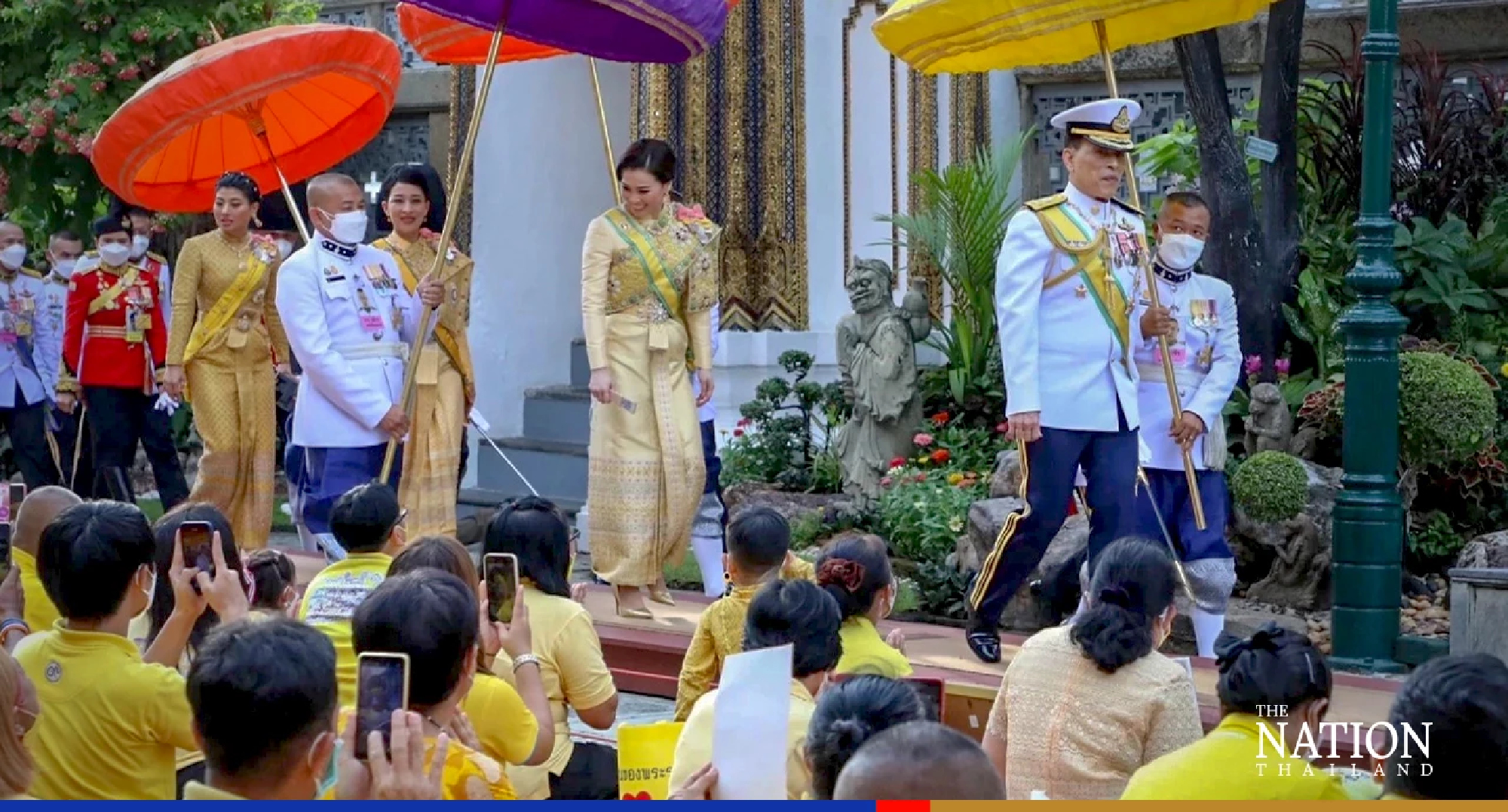 His Majesty attends birthday ceremonies in Grand Palace