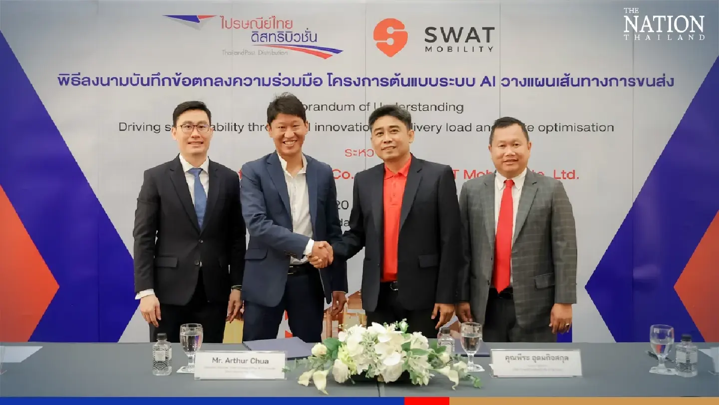 Thailand Post joins hands with Singapore firm on AI for logistics push