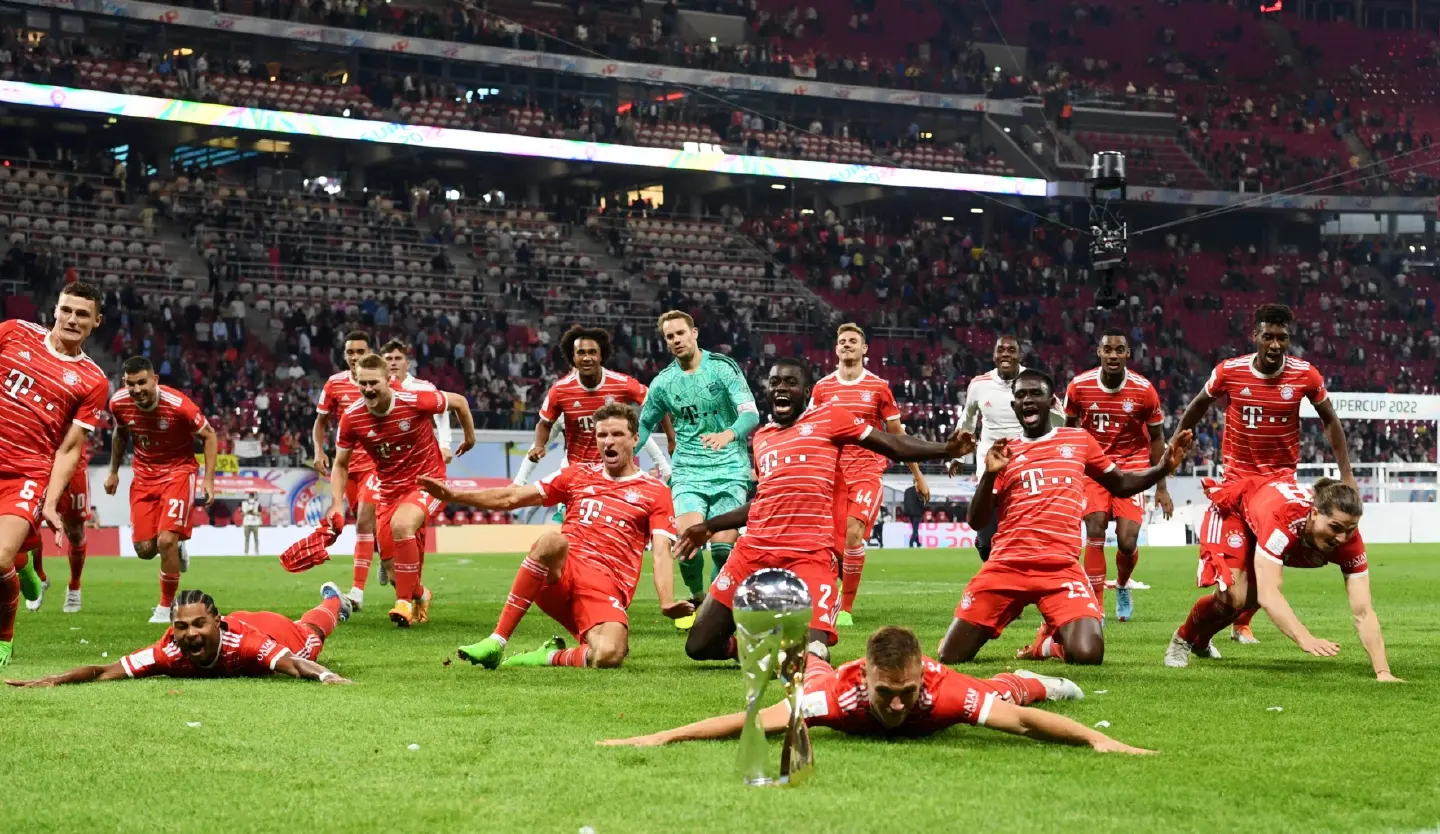 Bayern survive Leipzig comeback to win 5-3 and lift German Super Cup