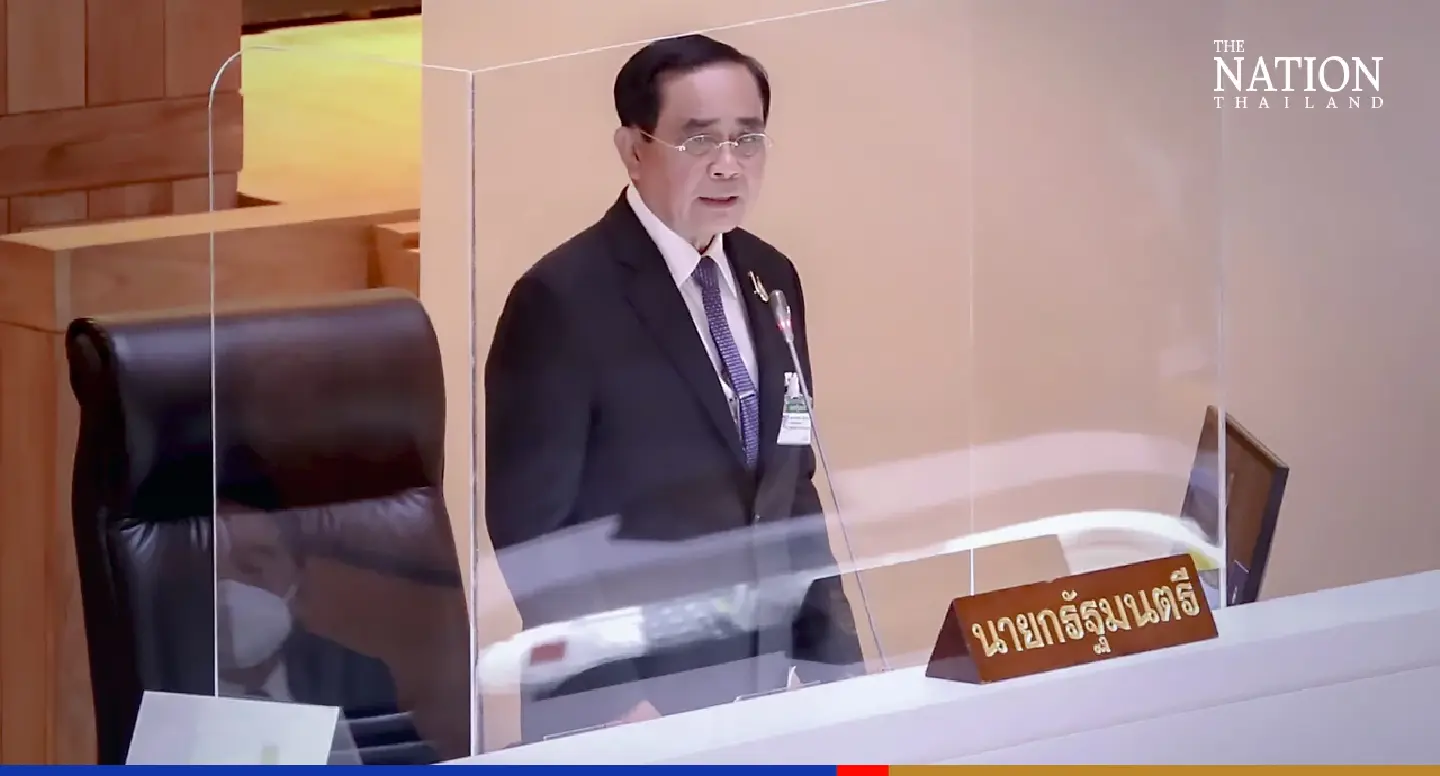 Prayut counters censure attack as lacking in correct information Prayut counters censure attack as lacking in correct information
