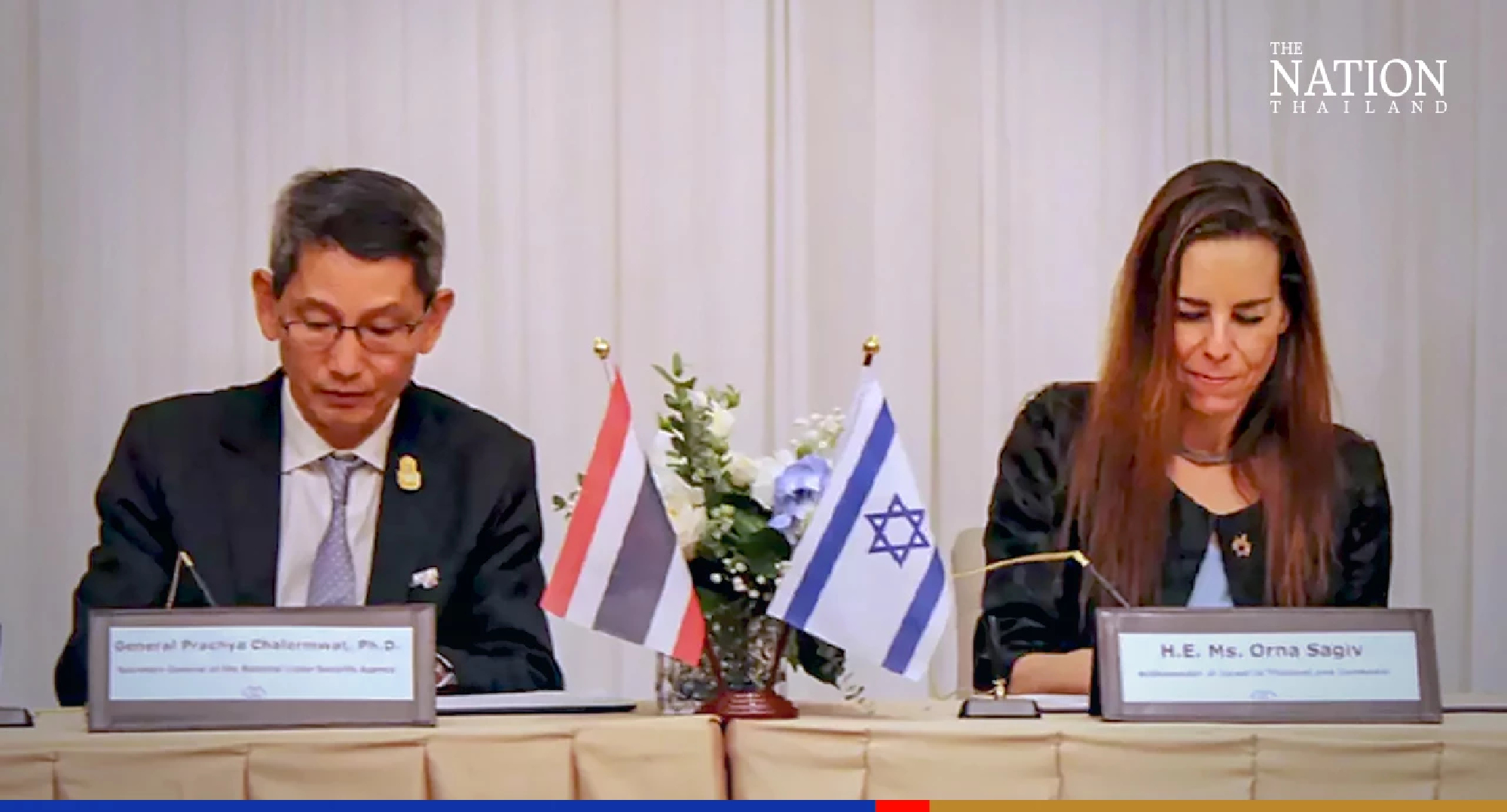 Thailand, Israel sign MoU on cybersecurity cooperation