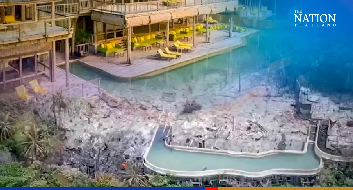 3 Soneva Kiri execs slapped with charges over March fire