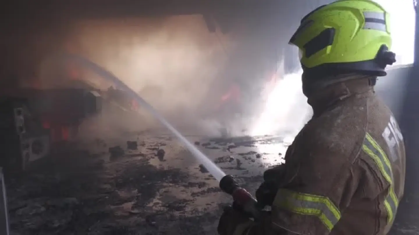 German firefighter swaps Thai beach for Kharkiv blazes