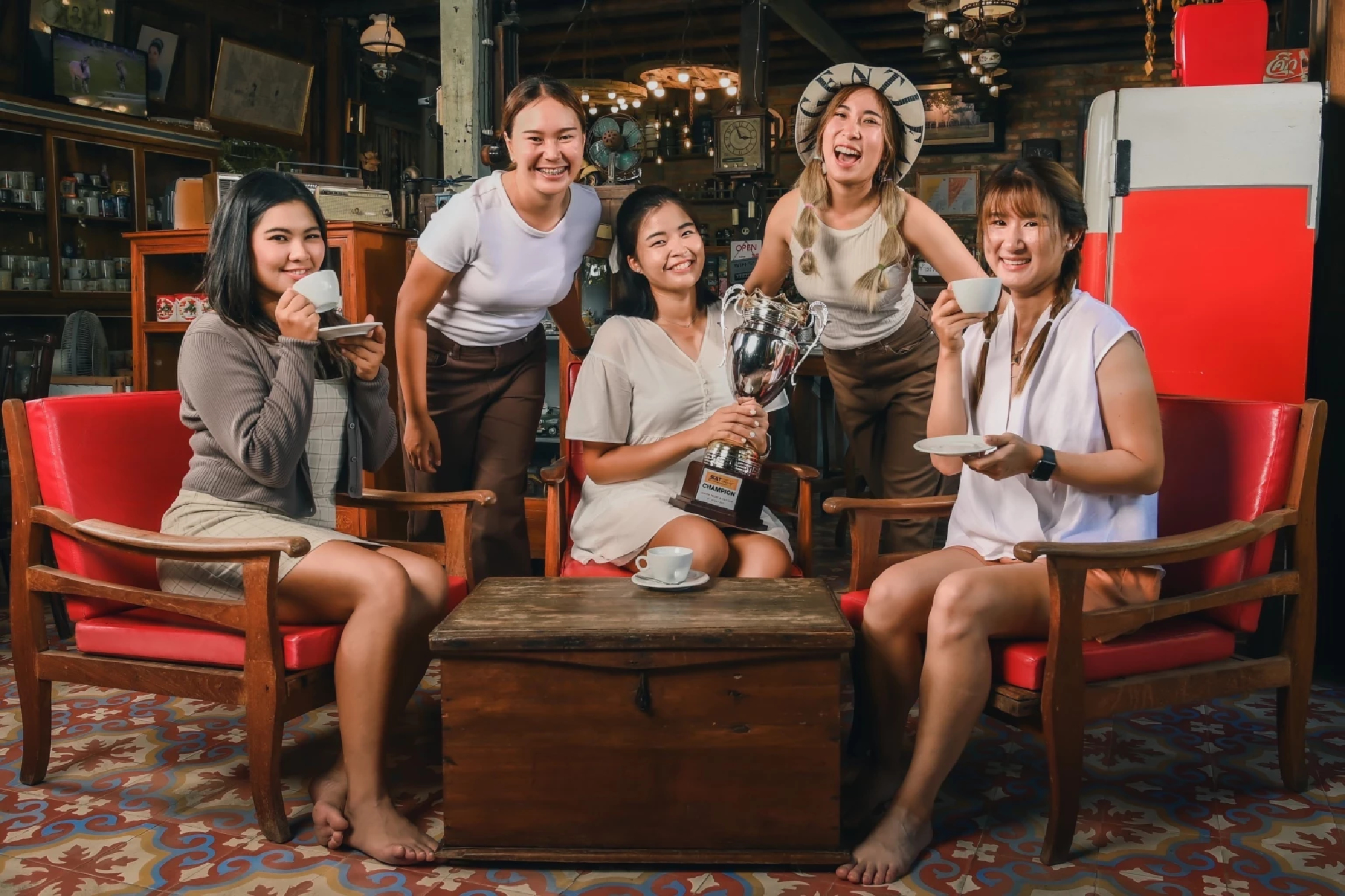 Thai WPGA Players Savour Vintage  Experience Ahead of 5th SAT-TWT Open