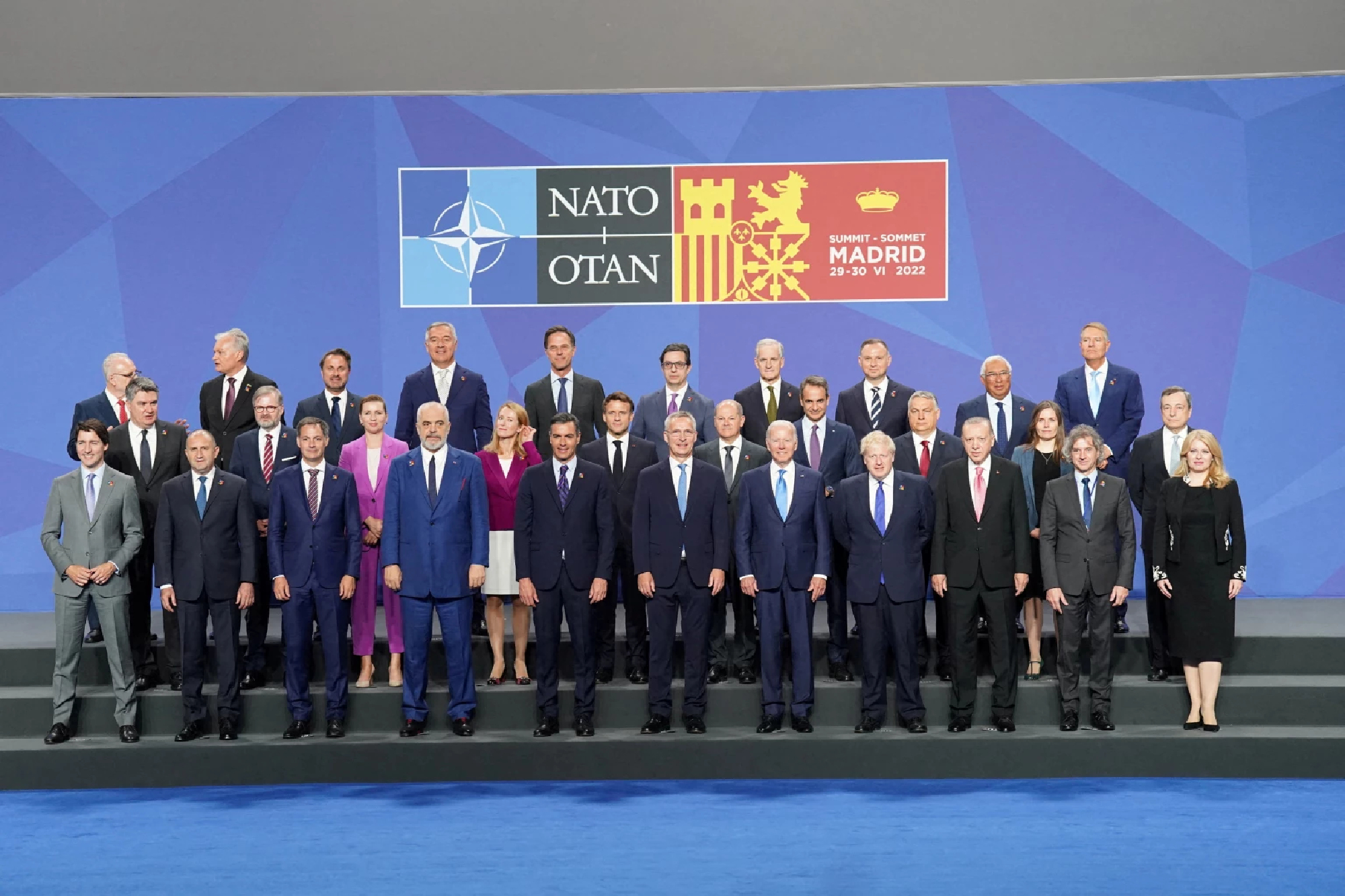 Nato leaders upbeat about Sweden, Finland accession on final day of Madrid summit