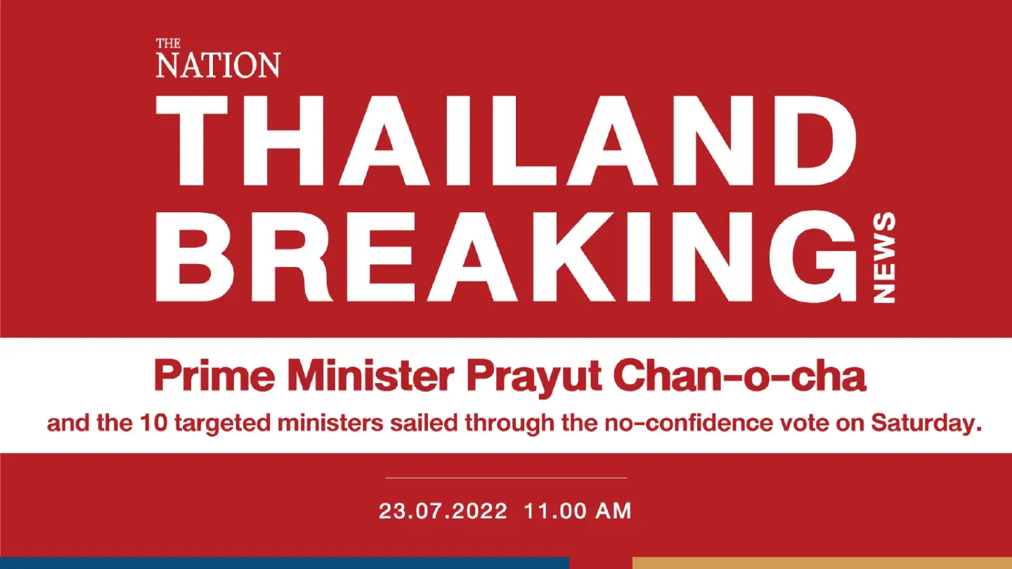 Prayut govt survives censure debate