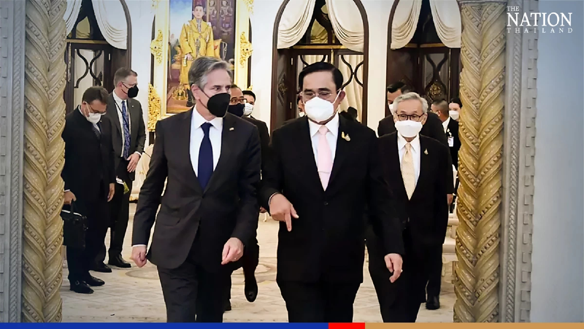 Blinken hints at trafficking report upgrade in talks with Prayut