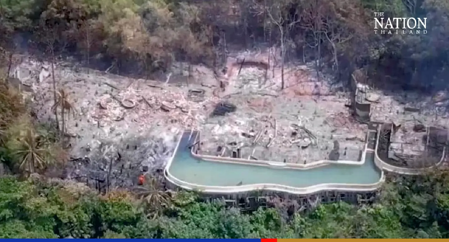 Koh Kut luxury resort denies foreign directors fled fire charges Koh Kut luxury resort denies foreign directors fled fire charges