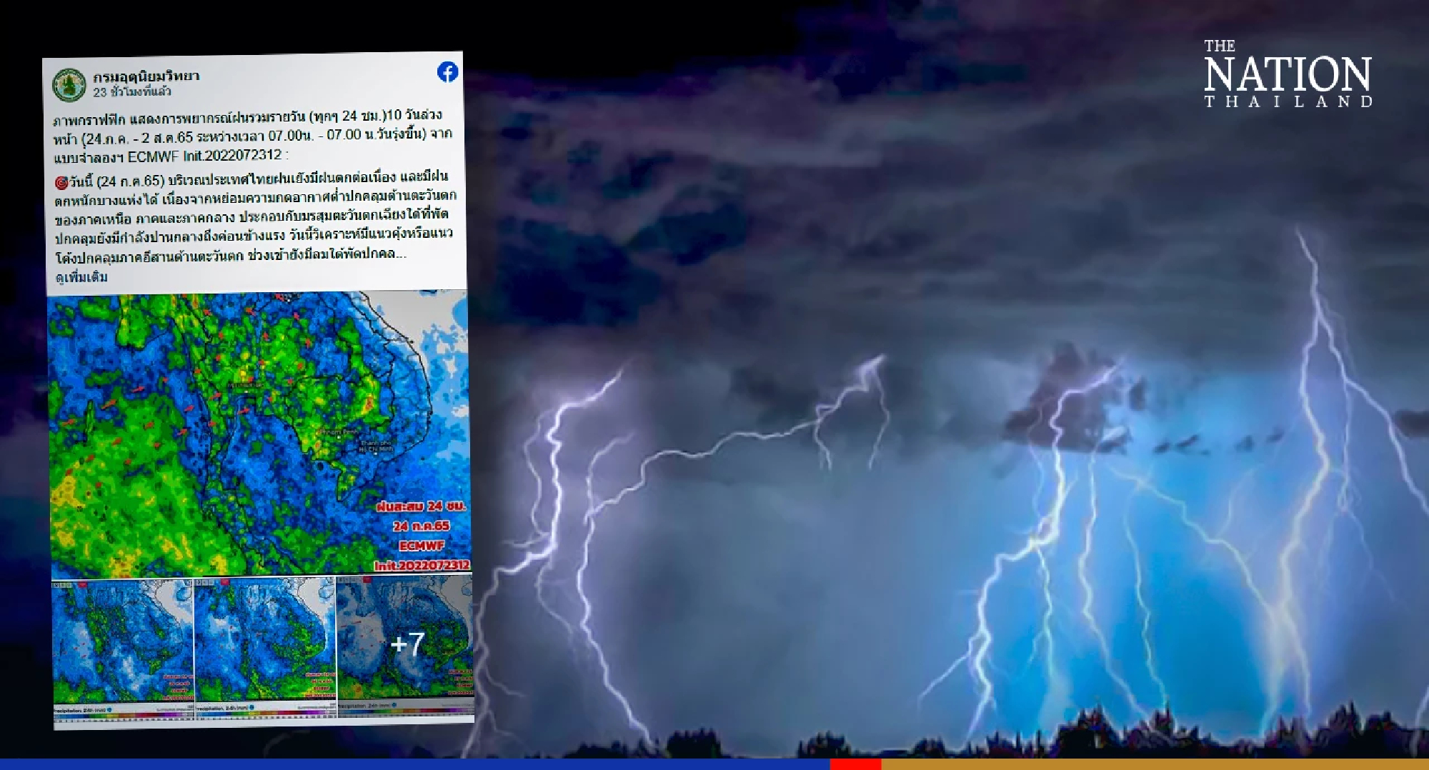 Less rain in Thailand this week, but heavy showers on the weekend