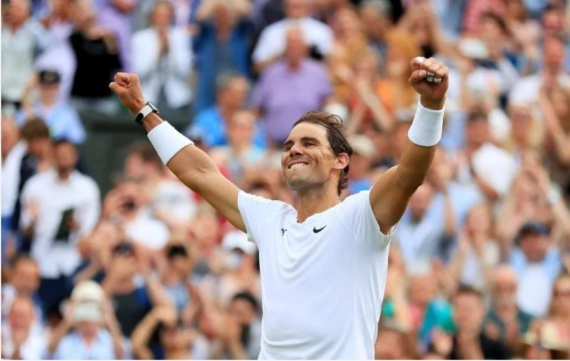 Nadal fights hard to reach semifinals at Wimbledon