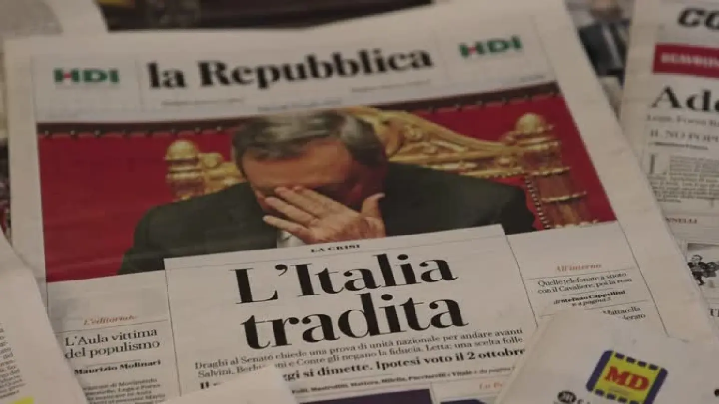 'Not the right moment' for crisis, say Italians after Draghi resigns