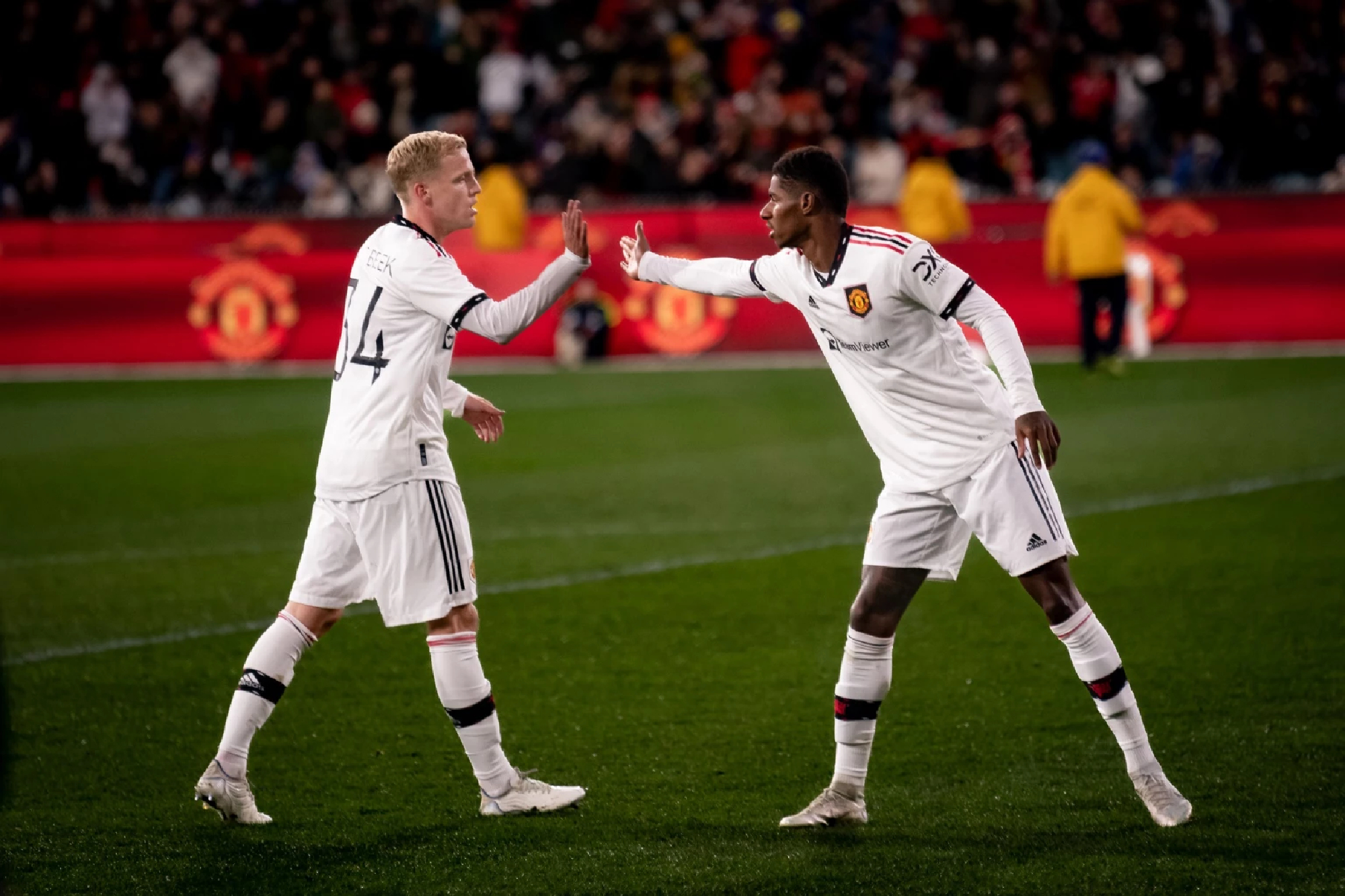 Martial nets again as United beat Palace 3-1 in Melbourne