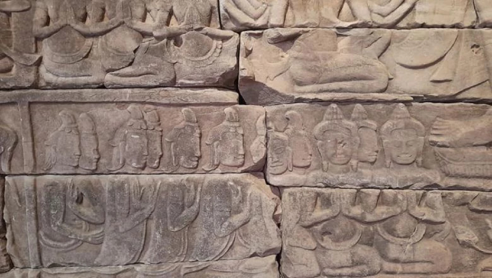 Bas-relief of Buddha recovered from Thailand heads home to in Banteay Meanchey