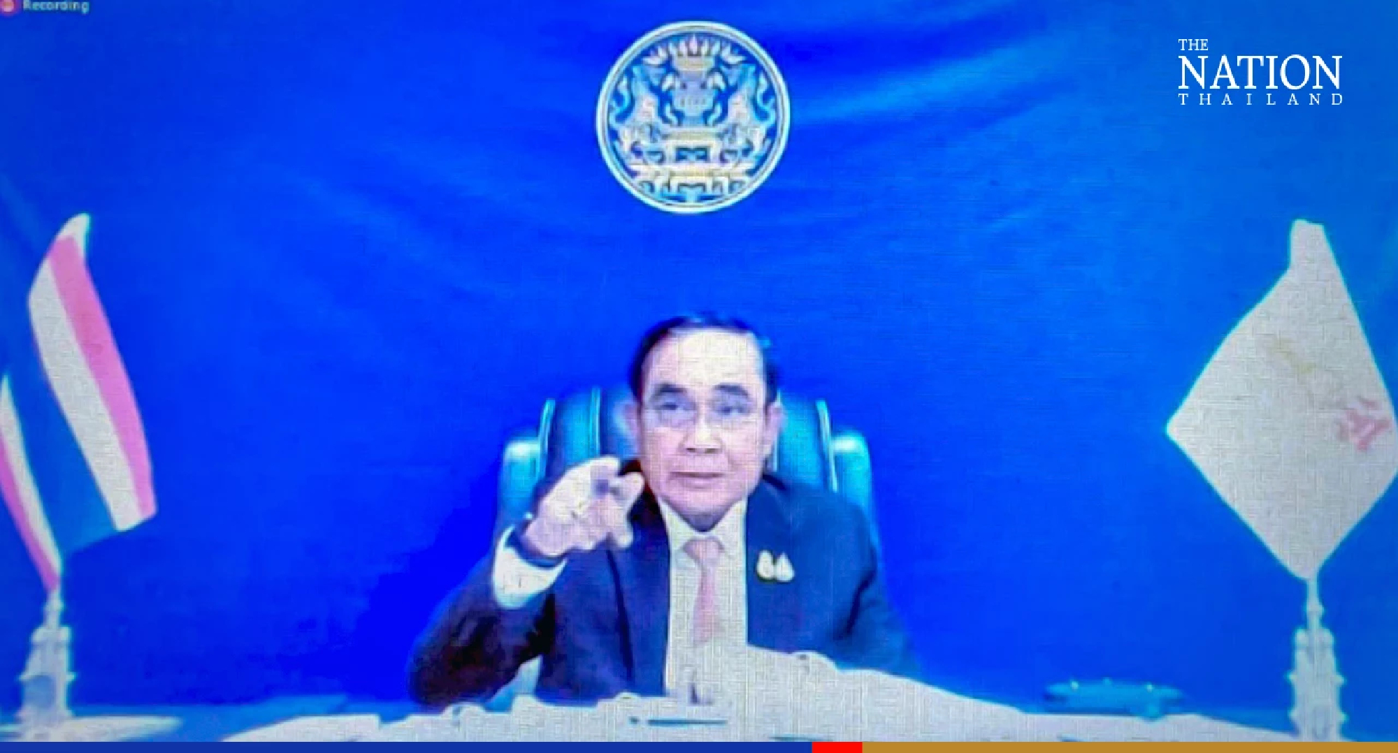 Prayut chairs meeting from home while awaiting court’s decision on tenure