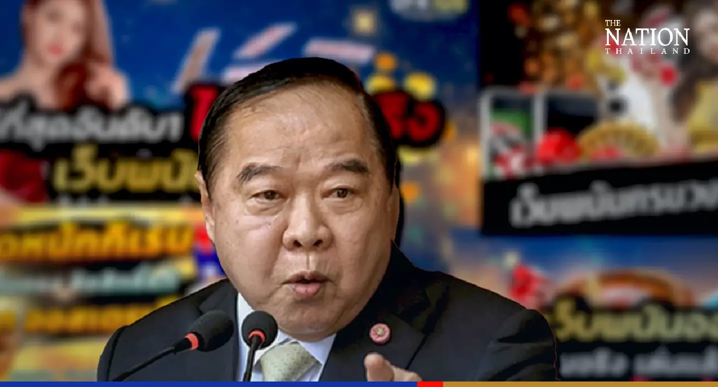 Prawit orders crackdown on online gambling websites