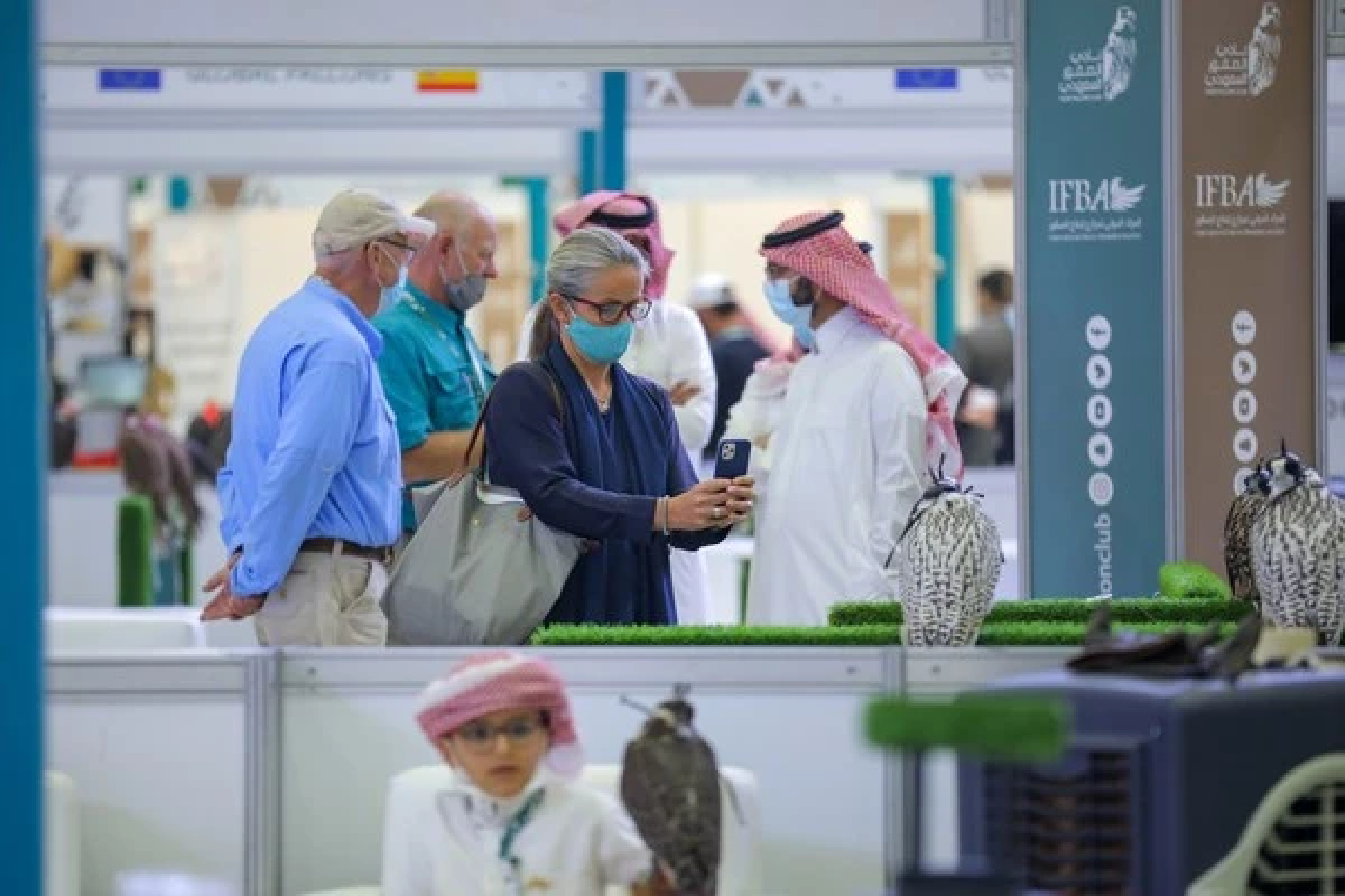 Falconers ignite the expectations of the Largest Falcon Auction