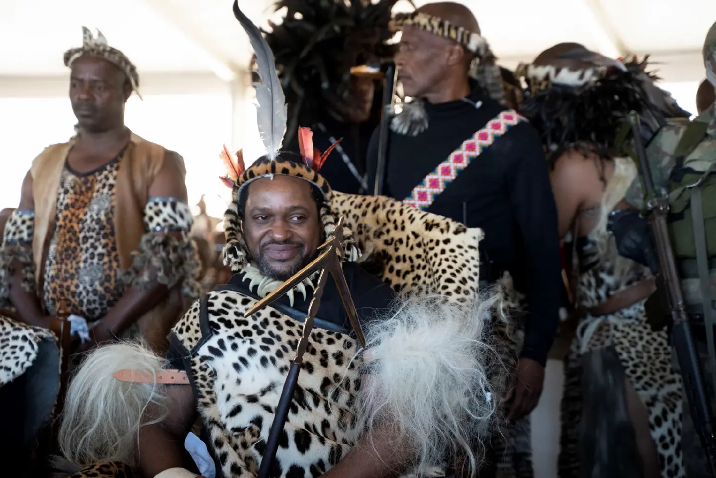Newly crowned Zulu king is coronated in South Africa Newly crowned Zulu king is coronated in South Africa