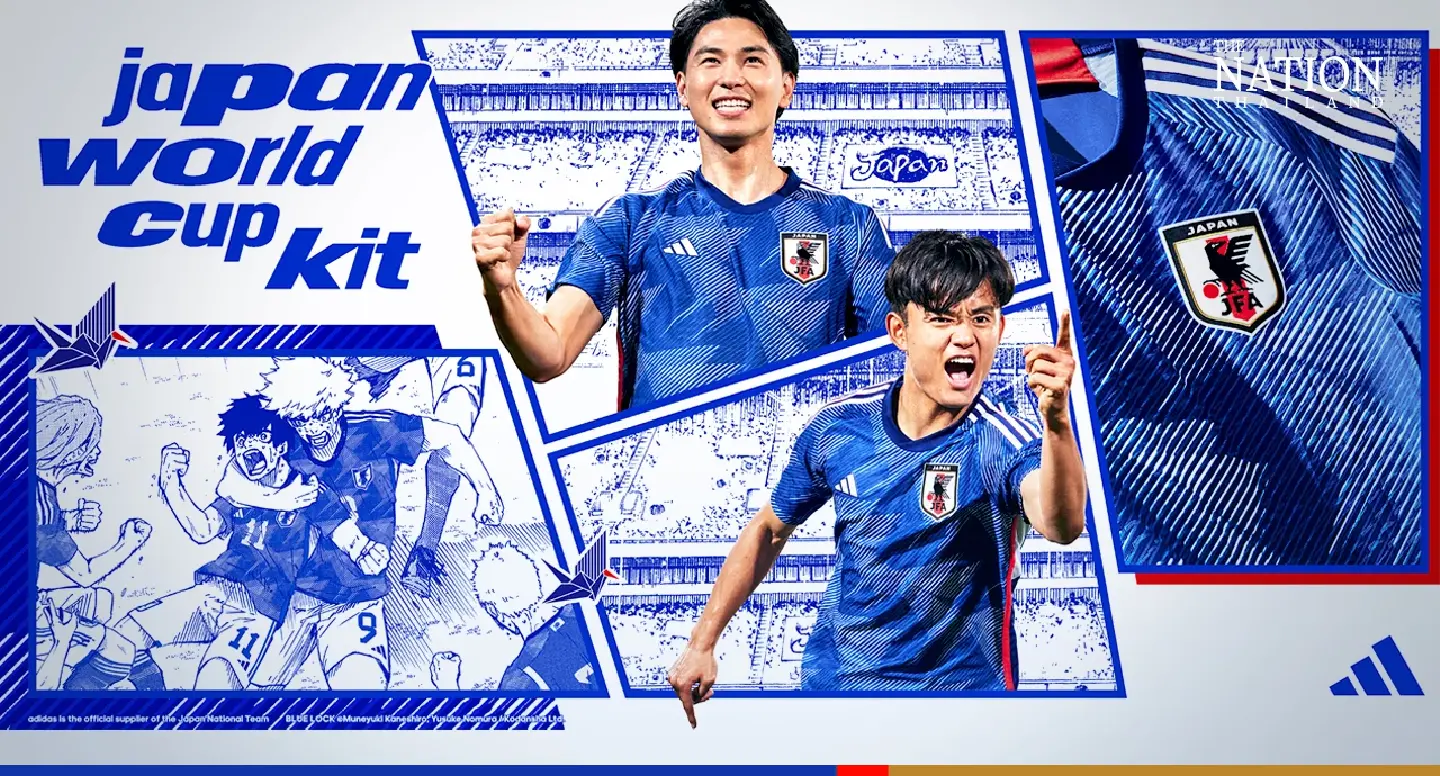 Football manga launch Japan’s kits for World Cup