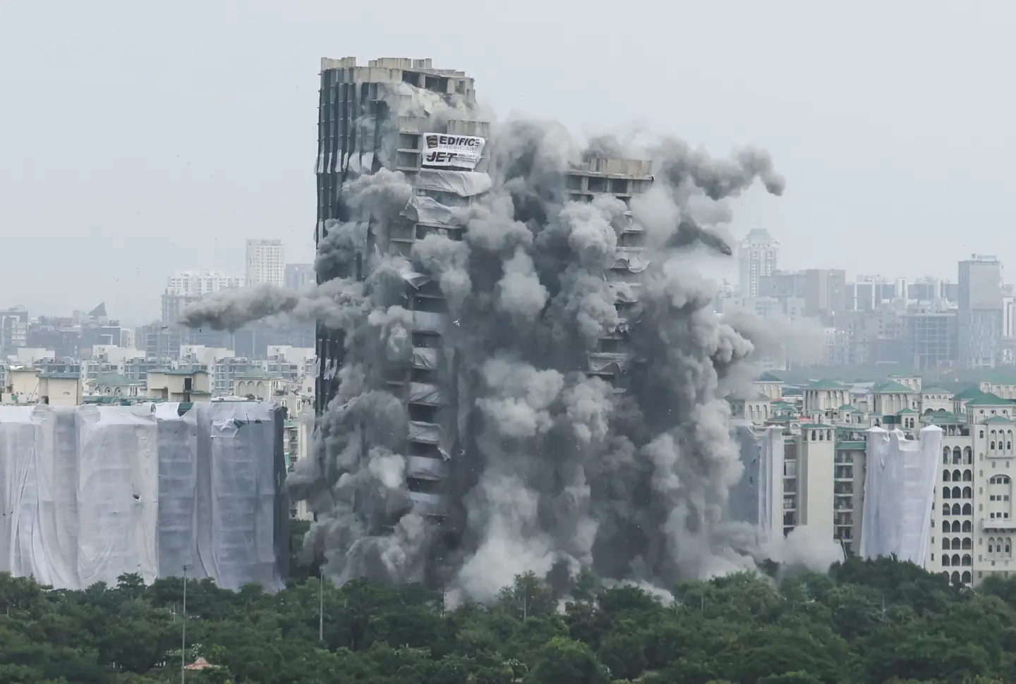 Demolition of twin towers in north India hailed by realty sector