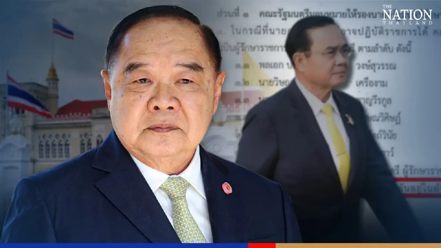 Prawit has series of immediate tasks as caretaker PM Prawit has series of immediate tasks as caretaker PM