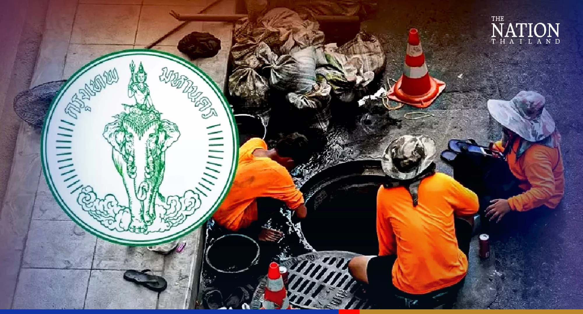 THB10,000 fine for anyone who dumps oil down Bangkok manholes, warns Chadchart