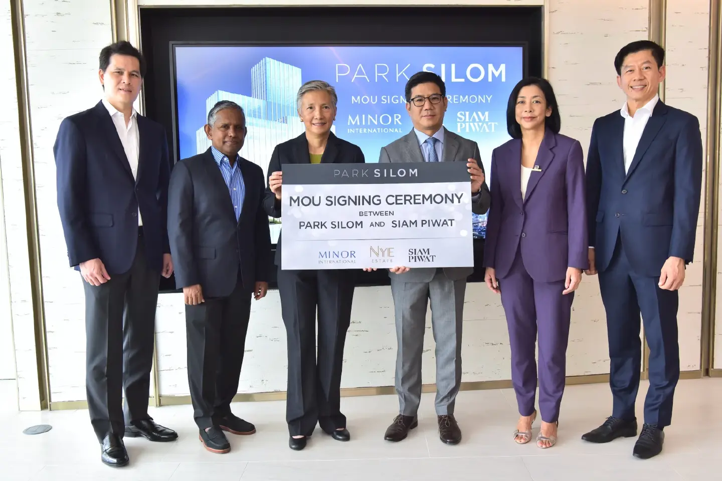 NYE & RGP Development and Siam Piwat join hands in a strategic deal to manage “Park Silom” project NYE & RGP Development and Siam Piwat join hands in a strategic deal to manage “Park Silom” project
