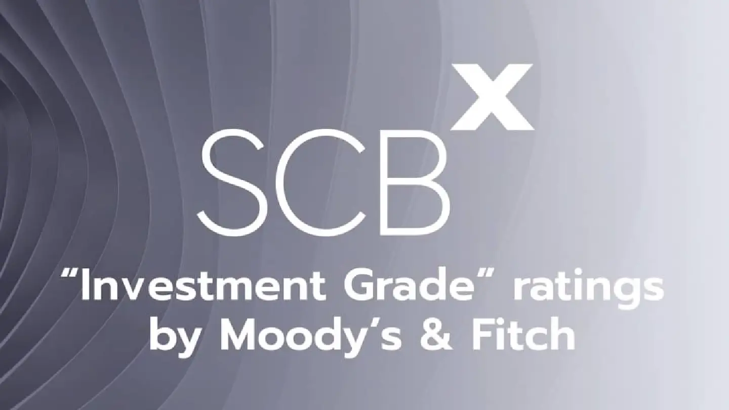 SCBX earns first-time “Investment Grade” credit ratings from Moody's and Fitch, underscoring its solid foundation