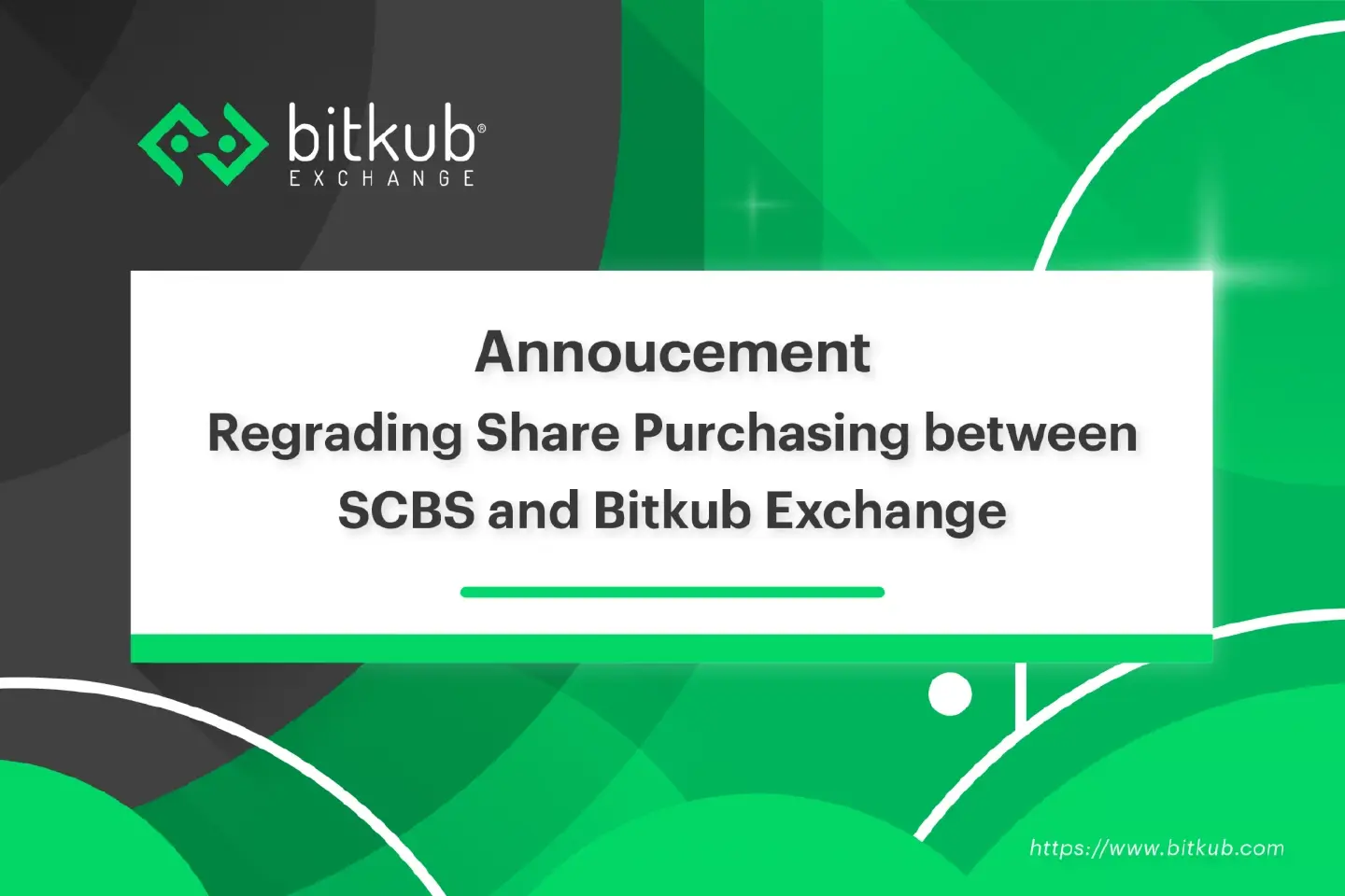 Bitkub Exchange and SCBS have mutually agreed to terminate the deal despite the satisfactory outcomes of the due diligence Bitkub Exchange and SCBS have mutually agreed to terminate the deal despite the satisfactory outcomes of the due diligence