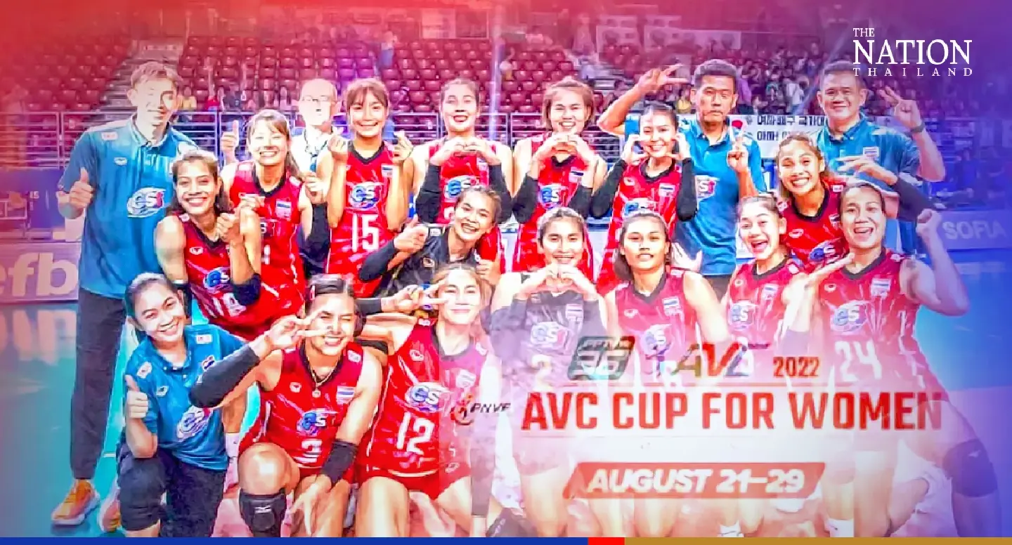 Thai women face Chinese Taipei in Asian volleyball Thai women face Chinese Taipei in Asian volleyball