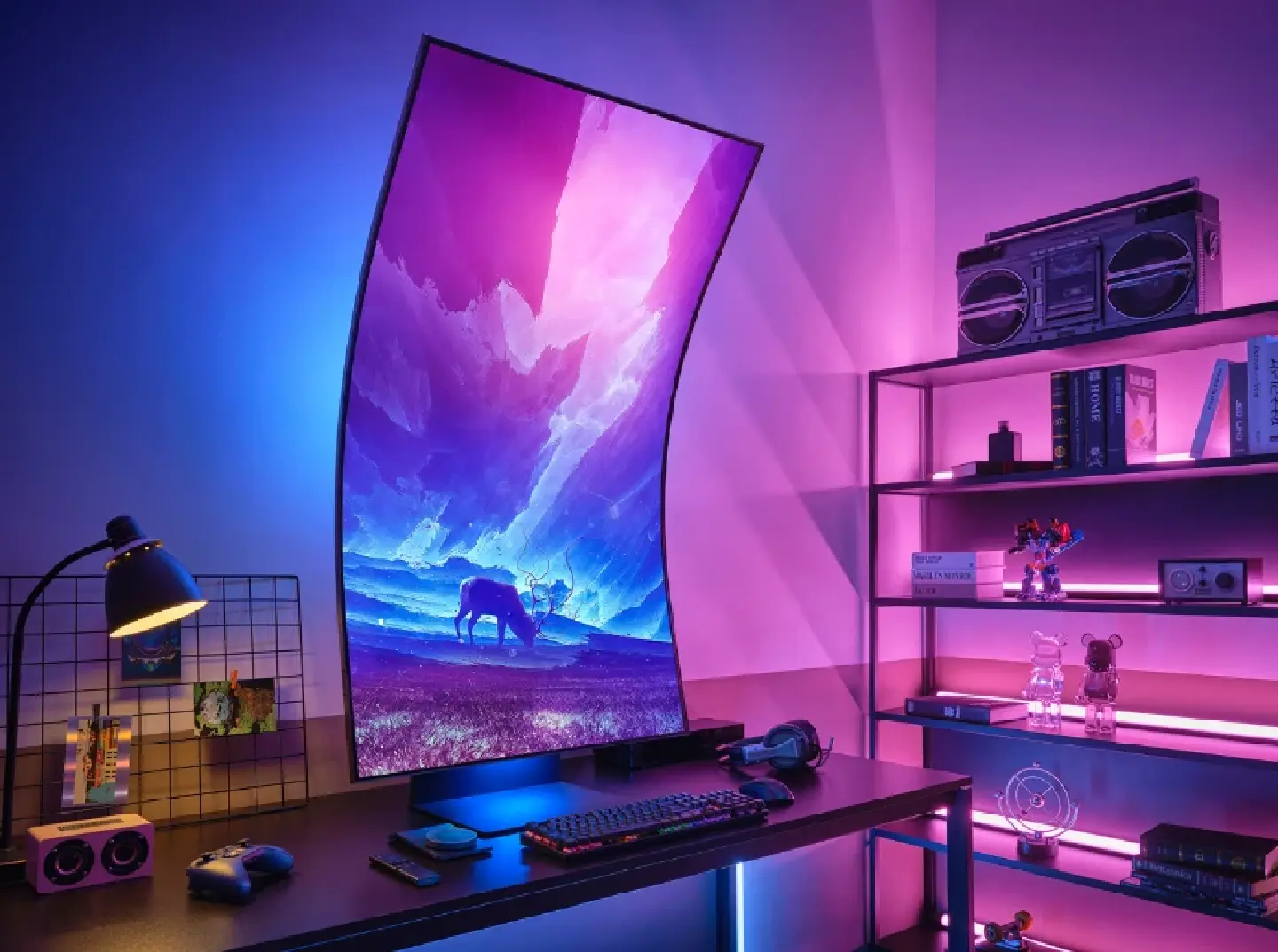 Samsung unveils world’s largest gaming monitor Samsung unveils world’s largest gaming monitor