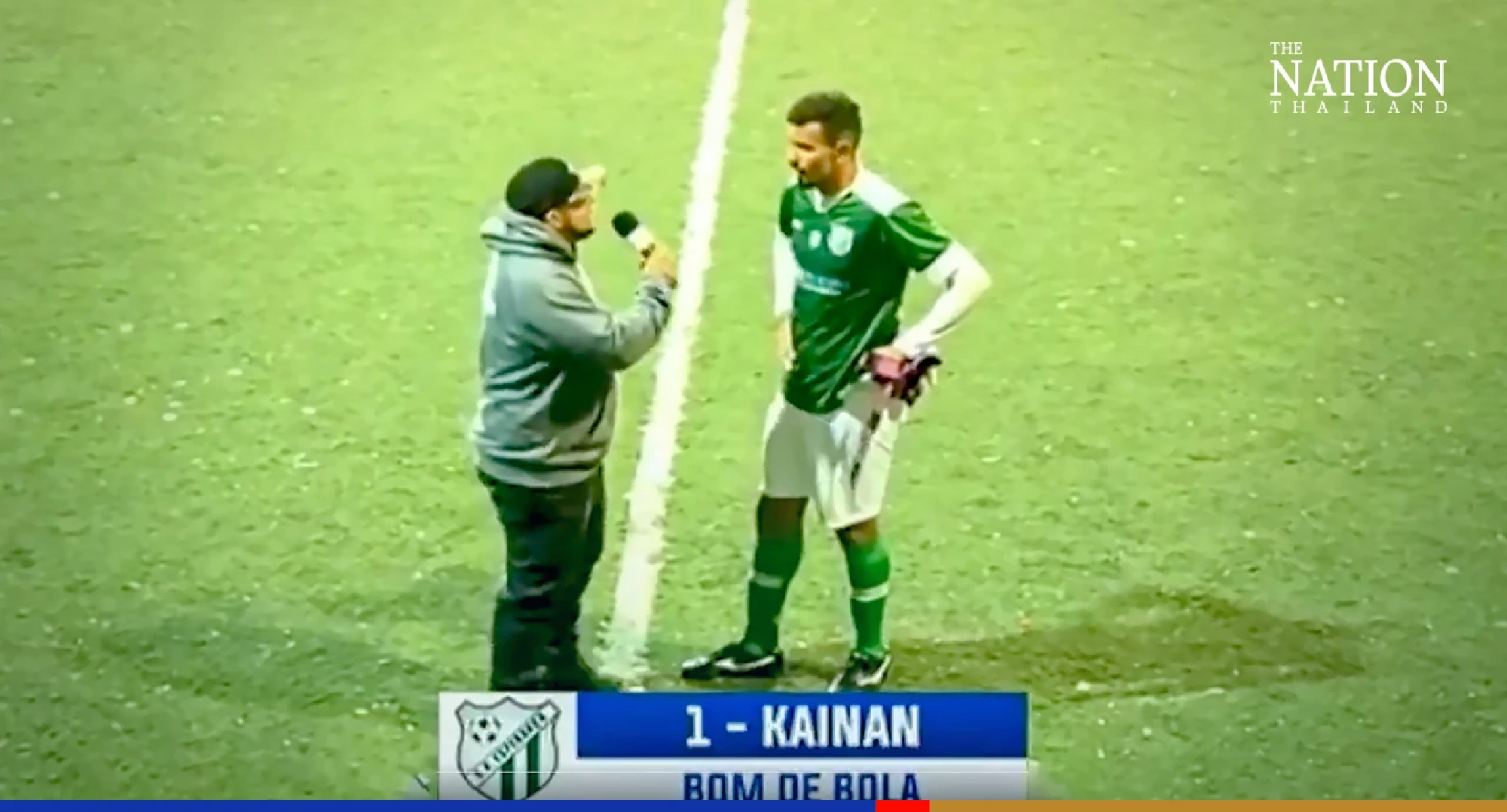Goalkeeper thanks ‘wrong girlfriend’ in post-match interview