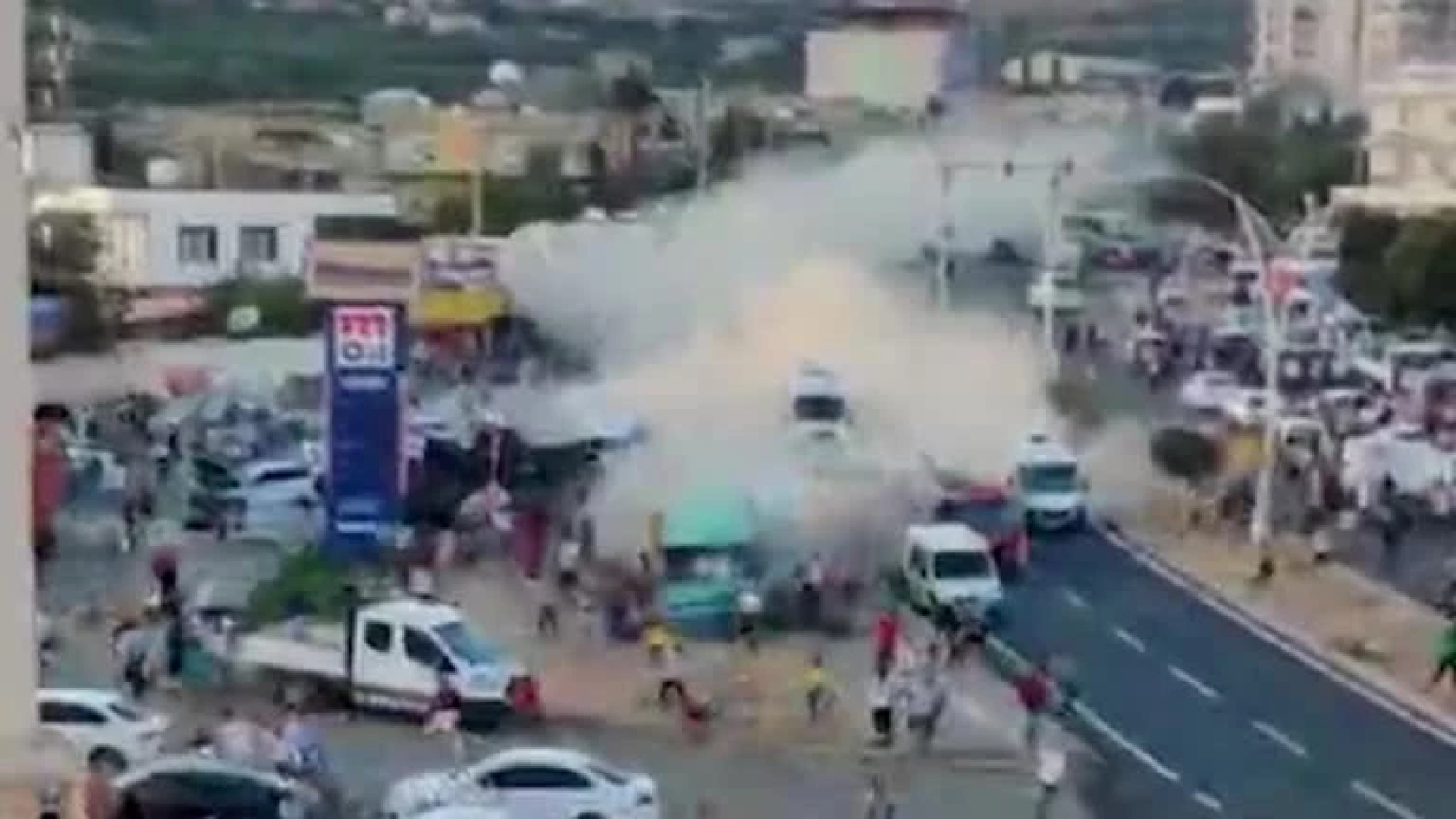 Truck crashing into crowd in Turkey leaving 20 dead