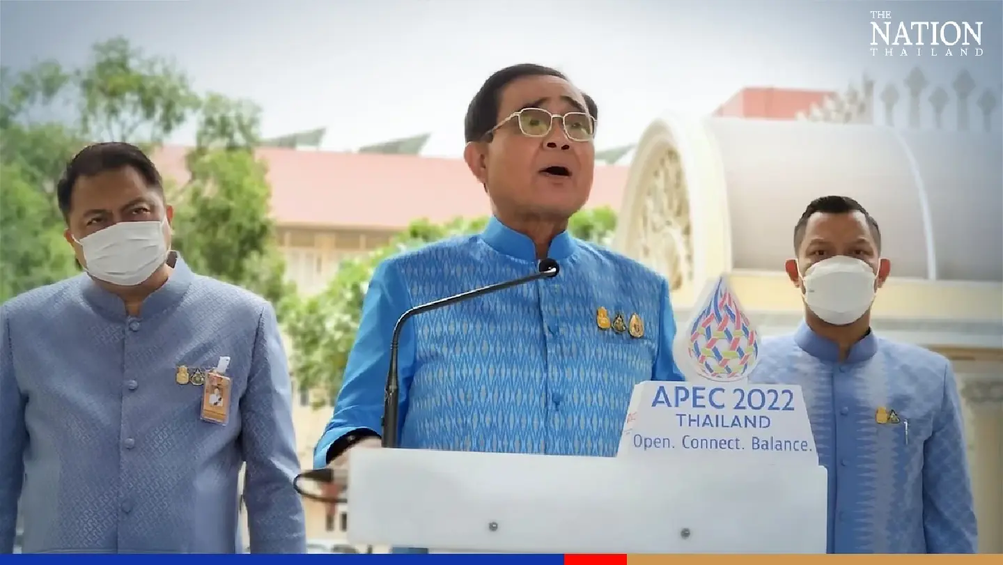 Prayut cancels meeting with envoy amid protests outside Government House Prayut cancels meeting with envoy amid protests outside Government House
