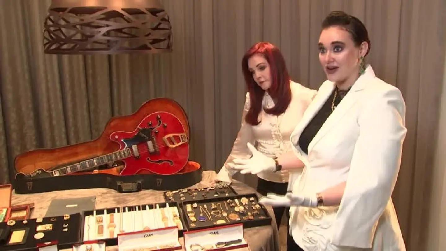 Elvis Presley's jewellery on auction with Priscilla Presley's support