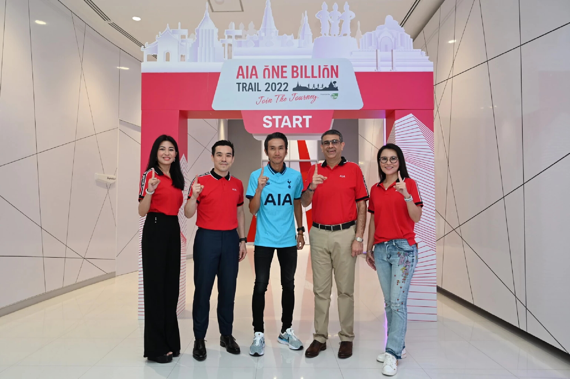 AIA Thailand introduces “AIA One Billion Trail 2022”, the first fund-raising trail running event as a team of four in Thailand, to support the Thai Red Cross Society, and help people live Healthier, Longer, Better Lives