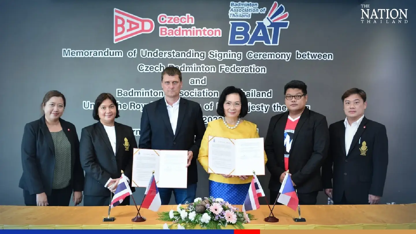 Thai and Czech badminton associations pledge closer ties