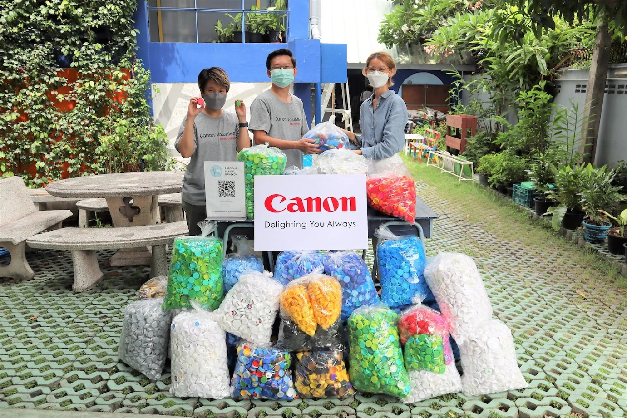 'We Need Your Plastic Caps,' Canon's continued efforts to reduce plastic waste