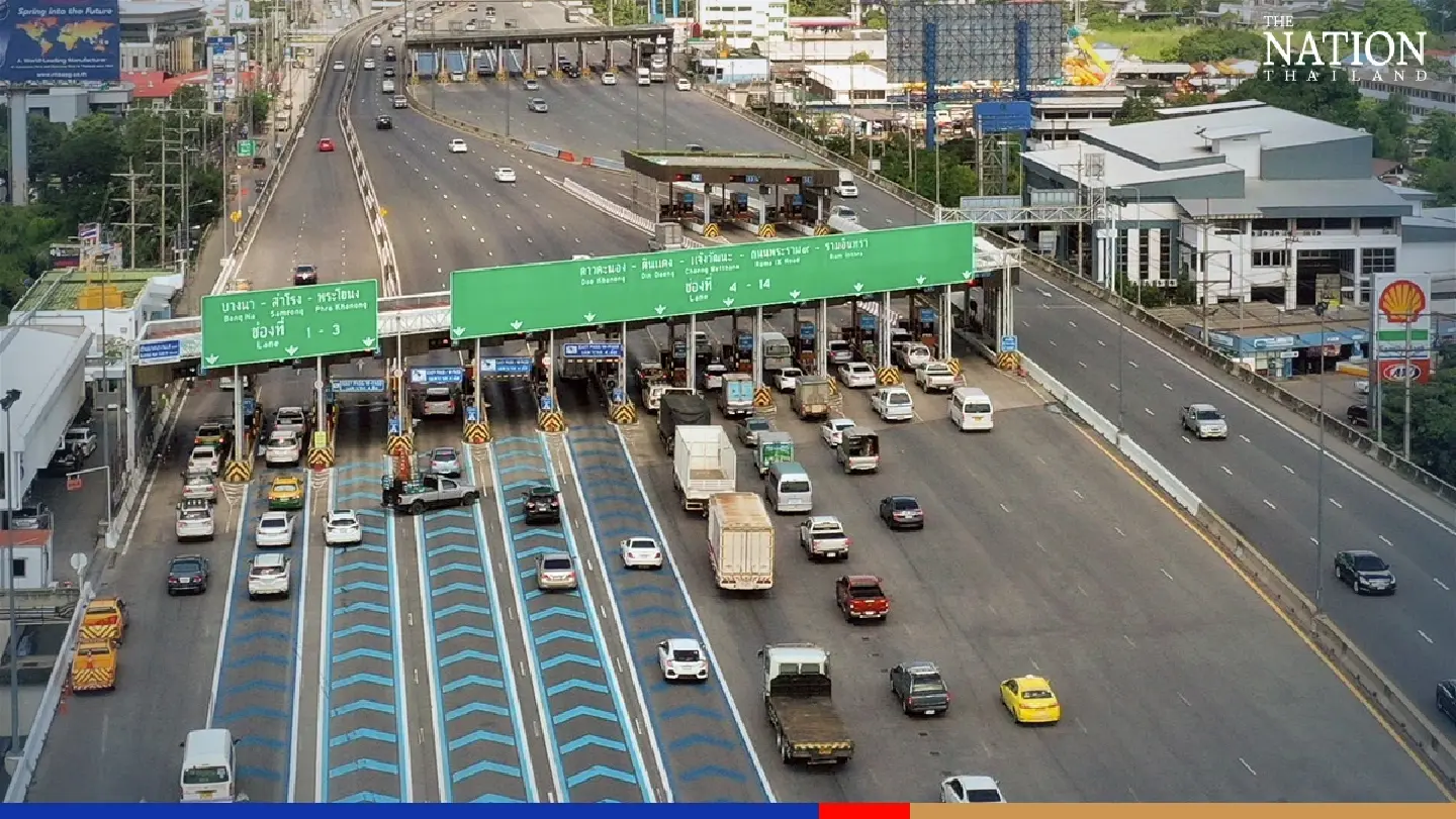 Tests begin for barrier-less toll system on Bang Na-Chon Buri expressway