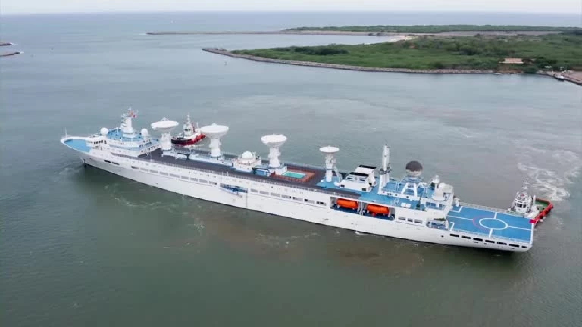 Chinese military ship leaves Sri Lanka after controversial visit