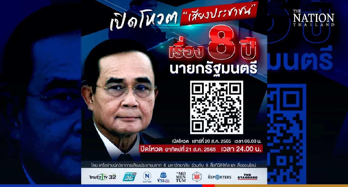Over 90% of Thais believe Prayut must go, survey shows