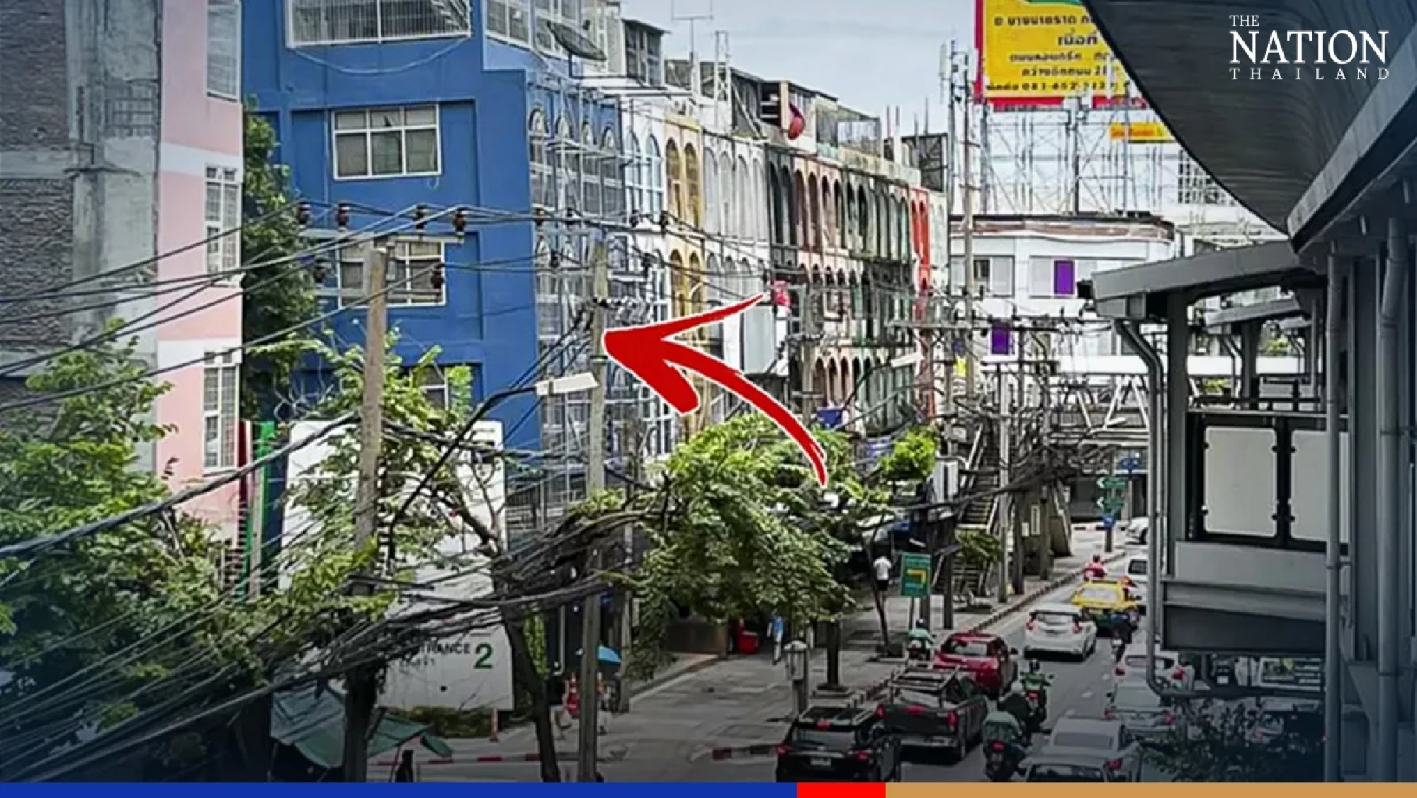 Leaning shophouses on Bangkok's Sukhumvit trigger public alarm, probe